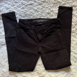 ✨AMERICAN EAGLE SUPER STRETCH BLACK JEGGING✨